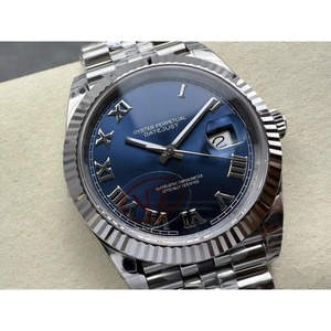 Reloj Mecánico Impermeable de Súper Calidad, 41 mm, Fábrica, Movimiento de Acero 3235, Esfera Azul Romana para Buceo - Product Image 3