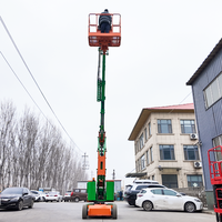 Plateforme élévatrice articulée tout-terrain électrique, portée de 22 m, capacité de 250 kg, certifiée ISO9001 CE