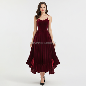 midi elegant cocktail dress Elegant A-Line Satin Midi Wedding Guest Dress Spaghetti Straps Evening Dress COCOMELODY 803510185058, 7 Days / Black / S