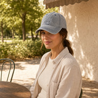 Casquette de baseball en coton sergé délavé style vintage, broderie personnalisée, NO WORK DAY, casquette Dad Hat non structurée à profil bas, casquette polo formelle, métal