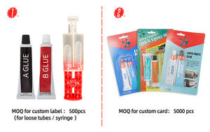 Colle époxy multi-usages en seringue 5 Minutes pour la réparation du bois, du fibre de verre, du verre, du cuir, du papier, de la céramique, du plastique et du métal - Product Image 6