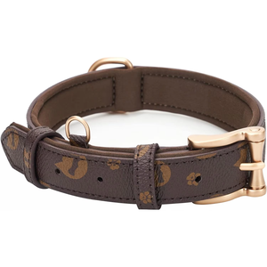 <span class=keywords><strong>Collar</strong></span> para Perro de Cuero Genuino, Clásico, Acolchado y Suave, Colores Personalizados, Venta Directa de Fábrica NiBao - Product Image 1