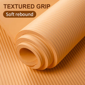 Tapis de yoga personnalisé écologique NBR de 10mm d'épaisseur tapis de fitness épais pour l'entraînement à domicile - Product Image 4