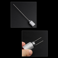 Herramienta para Cigarros 3 en 1 Portátil JH, Tubo de Aluminio Moleteado, Pinza para Cigarros de Doble Punta de Acero Inoxidable Anti-Quemaduras