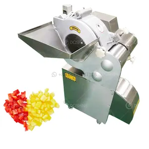 Cortador de cabeça única Batata Chips Fazendo Máquina Cortador de cabeça dupla Cortador De Batatas Chips Multifunções Comercial