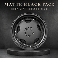 Jantes noires fermées Mforged style OEM pour distributeurs, ateliers de tuning, grossistes, importateurs – Détail radial personnalisé