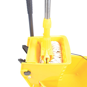 بسعر الجملة مجموعة مسطحة بلاستيكية صفراء مستديرة من المورد مع Wringer - Product Image 4