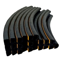 Bandes d'étanchéité autocollantes EPDM de type B CHENG MAI pour portes/fenêtres – Isolation phonique, antivol, anti-collision – Haute performance