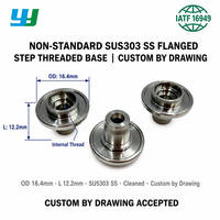 Base de fixation à filetage interne pour bride sur mesure, tournage CNC de précision pour pièces non standard, base d'écrou de positionnement pour équipement d'instrumentation