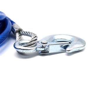 Cable de cuerda de remolque de coche de alambre de acero grueso de alta calidad personalizado para emergencia con ganchos para coche de pasajeros, camión - Product Image 6