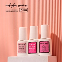 Dissolvant de colle à ongles 10 ml pour faux ongles à presser – Décolleur doux pour adhésif acrylique et faux ongles artificiels – Portable