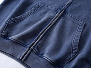 <span class=keywords><strong>MC</strong></span> BUILD Produttore di <span class=keywords><strong>Abbigliamento</strong></span> Streetwear Felpa con Zip Personalizzata in Cotone 100% French Terry Pesante 430 Gsm per Uomo - Product Image 5