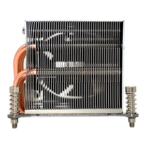 Venta al por mayor enfriador de cpu disipador de calor-Enfriador de cpu lga 2011 l-v3 2u, ventilador, disipador térmico de cpu, 4 tubos de calor, salida de fábrica