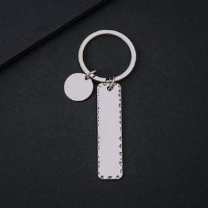 Porte-clés en métal concave en acier inoxydable, en stock, vierge, gravé au laser, imprimé UV, en forme de longue bande, cadeau de vacances - Product Image 4