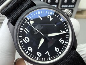 Montre de sport avec boîtier en titane, version cadran 40 mm, DIY, bracelet en cuir de marque Sky 42 mm, matériau <span class=keywords><strong>OBLVLO</strong></span>, bracelet en nylon 5 ATM, cadran Sunray - Product Image 2