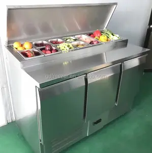 환기 냉동 식품 준비 작업대 냉장고 샐러드/샌드위치/피자 카운터 냉각기 준비 테이블 커버
