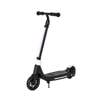 Trottinette électrique pour enfants, moteur central, longue portée, roues en caoutchouc de 6 pouces, avec limiteur de vitesse réglable, frein à disque hydraulique, sécurité