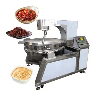 HNOC Chili Sauce Cook Mixer Machine Steam Mix Pot Cooker Gas Planetary Stir Jacketed Kettle