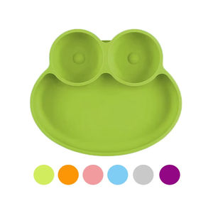 Nouveau design amusant <span class=keywords><strong>de</strong></span> conte <span class=keywords><strong>de</strong></span> fées sûr et chaud facile à nettoyer grenouille Silicone ventouses <span class=keywords><strong>de</strong></span> plateau pour enfants sans BPA pour les <span class=keywords><strong>repas</strong></span> - Product Image 6
