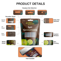 Emballage de boîtier de câble de chargeur de téléphone portable mat personnalisé étui de téléphone en plastique de ligne de données transparent pochette à fermeture éclair emballage de boîtier de téléphone