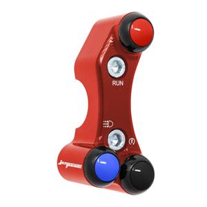 Interrupteur de guidon droit pour Suzuki GSX-R1000 2017/2021 (trous alignés) (rouge) - Product Image 3