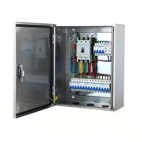 Boîte de compteur triphasée 380V à quatre fils, boîte de prise d'éclairage 220V, boîte de distribution 100A personnalisable en ensemble complet