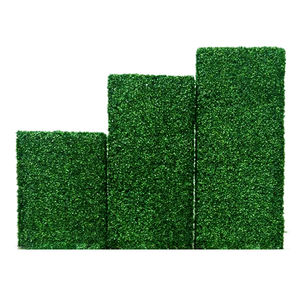Haies artificielles d'intérieur/fausses haies de <span class=keywords><strong>buis</strong></span>/haies de division de pièce métal fer Pvc enduit taille personnalisée panneau de clôture de protection - Product Image 1