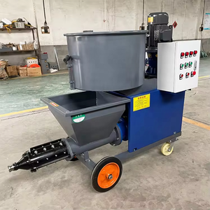 多機能自動ロボットスタッコ噴霧器新しい壁モルタルセメント石膏機械コアエンジン部品付き - Product Image 3