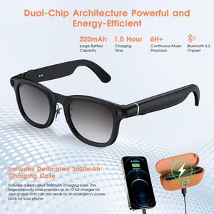 Gafas Inteligentes RKHK con Audio, Cámara HD de 800W, Traducción por IA, Llamadas BT, Auriculares, Gafas de Sol, Auriculares Portátiles para Conducir y Andar en Bicicleta, para Hombres y Mujeres - Product Image 2