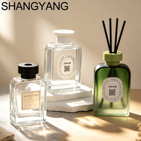 Nouvelle Bouteille de Diffuseur d'Arômes en Verre Marron Vide de Luxe Personnalisée SY, 200 ml, pour Bâtonnets Parfumés à Longue Durée, en Verre Huilé