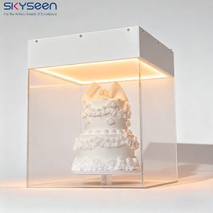 SKYSEEN personalizado al por mayor pantalla caja de luz transparente regalo decoración caja de luz iluminación superior un regalo para novia - Product Image 1