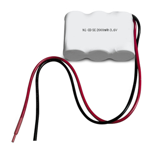Batería de Repuesto JINTION de 3.6V 2000mAh NiCd para Iluminación de Emergencia, Compatible con Yuasa 3SCH2 0L3 <span class=keywords><strong>UB</strong></span> 3 Celdas Sub C - Product Image 1