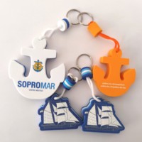 Porte-clés et anneaux porte-clés personnalisés en mousse EVA ovale et carrée classiques - Cadeau promotionnel