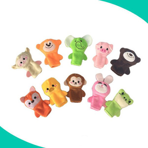 Tùy Chỉnh Hình Dạng Động Vật Figger Con Rối Đồ Chơi Sang Trọng Trẻ Em Quà Tặng Thú Nhồi Bông Động Vật Mềm Vịt Con Rối Ngón Tay - Product Image 5