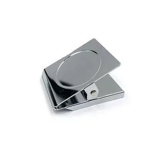 Mıknatıs tedarikçiler kare Metal buzdolabı mıknatıs manyetik klip duvar manyetik beyaz tahta için hatırlatıcı not cilp