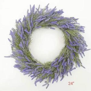 Offre Spéciale <span class=keywords><strong>couronne</strong></span> <span class=keywords><strong>de</strong></span> lavande <span class=keywords><strong>de</strong></span> printemps orne la décoration intérieure - Product Image 2