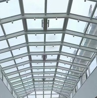Véranda en alliage d'aluminium à toit courbé, double vitrage, préfabriquée, jardin d'hiver, économie d'énergie, pour patio extérieur, villa, cour