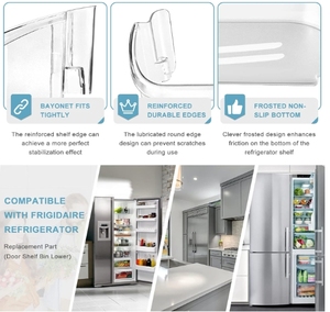 Repuesto Mejorado 242126602 de Plástico de 2.0mm, Duradero y Ecológico, para el Estante de la Puerta del Refrigerador, Compatible con Frigi.daire Home - Product Image 6
