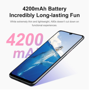 Blackview A80s 4GB+64GB Smartphone 4200mAh 6.21'' HD+ Android 10.0 Octa Core Fotocamera Quadrupla 13MP Sblocco con Riconoscimento Facciale Telefono Cellulare 4G LTE - Product Image 4