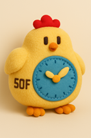 OEM kustom baru boneka meja mainan mewah anak ayam ornamen lucu Alarm kartun boneka anak teman boneka menenangkan hadiah liburan