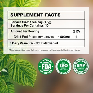 Chinaherbs OEM, Bolsitas de Té de Hoja de Frambuesa Roja Cruda Orgánica a Granel, Apoya la Salud de la Mujer, Vegano, Sin Gluten - Product Image 5