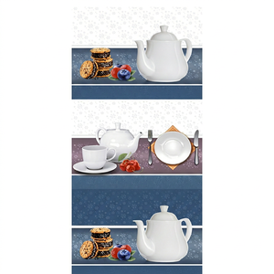 Azulejos de pared brillantes decorativos de alta calidad 12x18 Azulejos de cerámica digital de 300x450mm para interiores de cocina y comedor - Product Image 1
