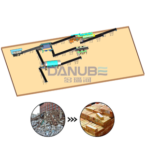 Ligne de tri des déchets de construction DANUBE pour les usines de traitement des déchets solides municipaux - Product Image 1