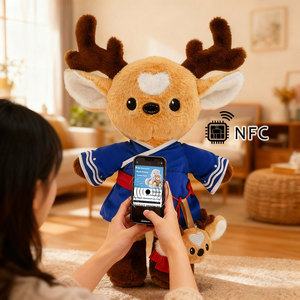 Fornitore di <span class=keywords><strong>Peluche</strong></span> Personalizzati, Crea Bambole di <span class=keywords><strong>Peluche</strong></span> con Chip NFC, Giocattolo Animale Imbottito da 30cm, Mascotte NFC Controllata da APP - Product Image 2