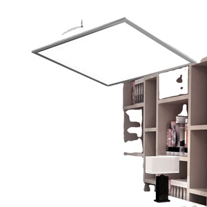 ไฟแผง LED ขนาด 60x60 ซม. สีขาว แบบฝังและแบบติดผิว 40 วัตต์ แสงเดย์ไลท์ 5000K กรอบพลาสติก สำหรับสำนักงาน ดีไซน์เรียบง่าย - Product Image 5