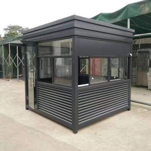 โครงสร้างเหล็กกล่องยามโครงเหล็กไฟดีไซน์ทันสมัยปรับขนาดได้ - Product Image 1