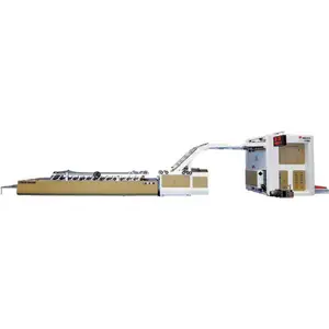 QH-PACK automatic kraft corrugated paper box laminating machine cardboard flute laminating machine