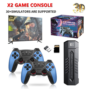 คอนโซลเกมทีวี X2Blue สำหรับผู้เล่นหลายคน พร้อมจอยไร้สาย รองรับความละเอียด 4K HD สไตล์เรโทร ขายส่ง - Product Image 1