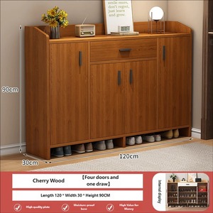 Meuble à <span class=keywords><strong>chaussures</strong></span> en bois moderne et minimaliste, <span class=keywords><strong>console</strong></span> compacte pour <span class=keywords><strong>entrée</strong></span>, idéal pour petits appartements, unité de <span class=keywords><strong>rangement</strong></span> intégrée pour balcon - Product Image 5