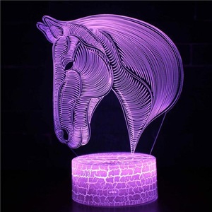 Lampe LED 3D à 7 couleurs changeantes, veilleuse pour <span class=keywords><strong>la</strong></span> chambre à coucher, luminaire décoratif d'intérieur, nouveau modèle - Product Image 3